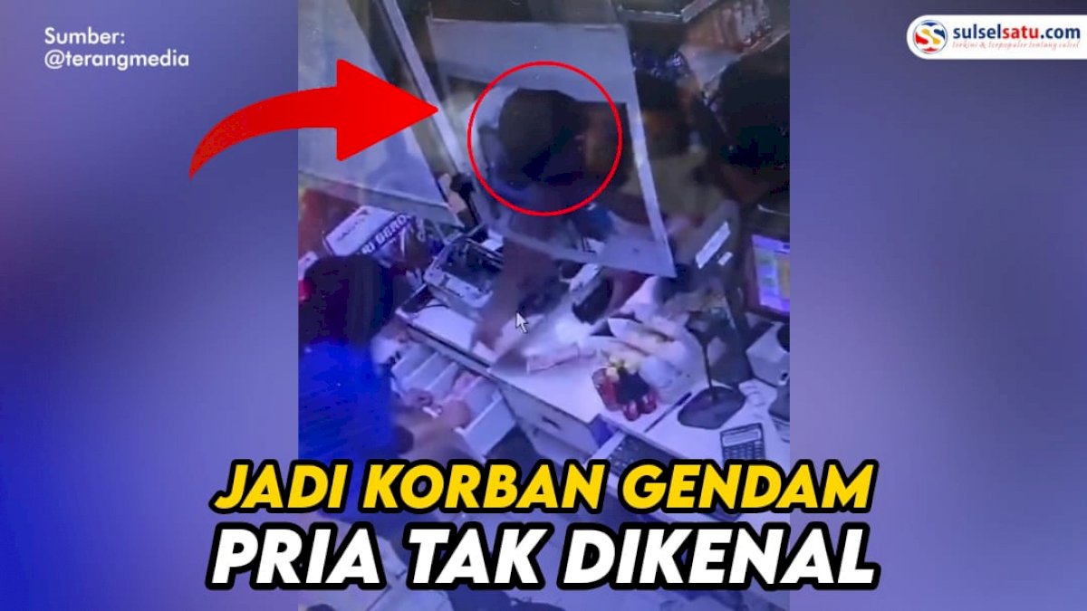 VIDEO: Kasir Minimarket Jadi Korban Gendam Pria Tak Dikenal