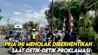 VIDEO: Pria Ini Menolak Diberhentikan saat Detik-detik Proklamasi Kemerdekaan RI