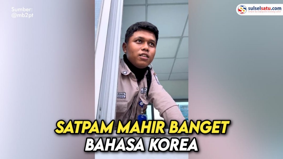 VIDEO: Keren, Satpam Ini Mahir Banget Bahasa Korea
