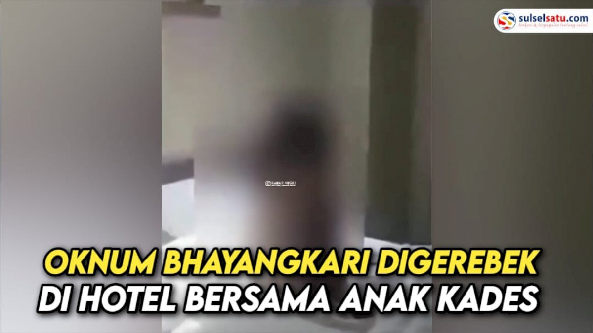 VIDEO: Oknum Bhayangkari Digerebek saat Selingkuh dengan Anak Kades di Kamar Hotel