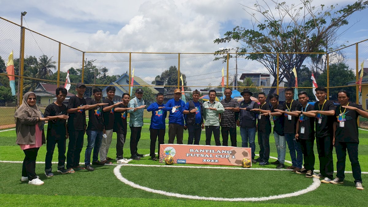 PT Vale Hibahkan Lapangan Futsal dan Dukung Turnamen Futsal Bantilang Cup I