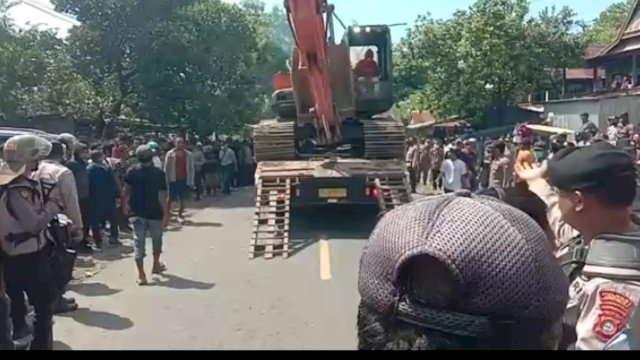 Suasana eksekusi rumah di Jeneponto (Int)