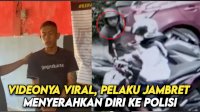 VIDEO: Videonya Viral, Pelaku Jambret Menyerahkan Diri ke Resmob Panakukang Makassar