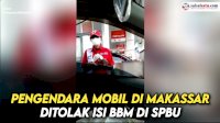 VIDEO: Pengendara Mobil di Makassar Ditolak Isi BBM di SPBU, Gara-gara Ini