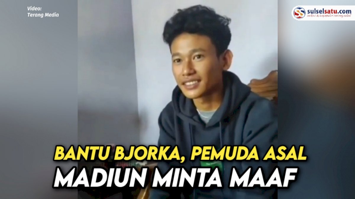 VIDEO: Bantu Bjorka, Pemuda Asal Madiun Minta Maaf dan Berterimakasih ke Polisi