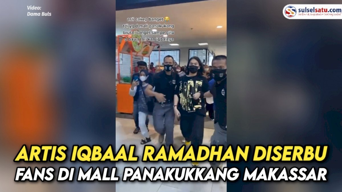 VIDEO: Artis Iqbaal Ramadhan Diserbu Fans di Mall Panakukkang Makassar