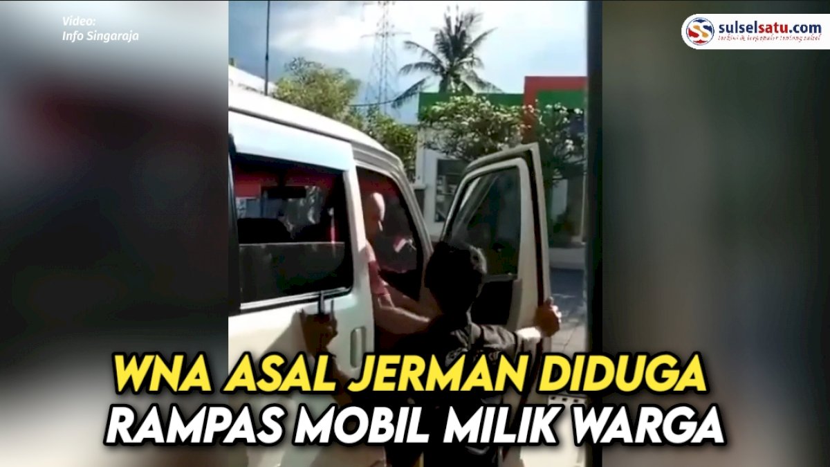 VIDEO: WNA Asal Jerman Diduga Rampas Mobil Milik Warga, Kabur ke Toko Kosmetik