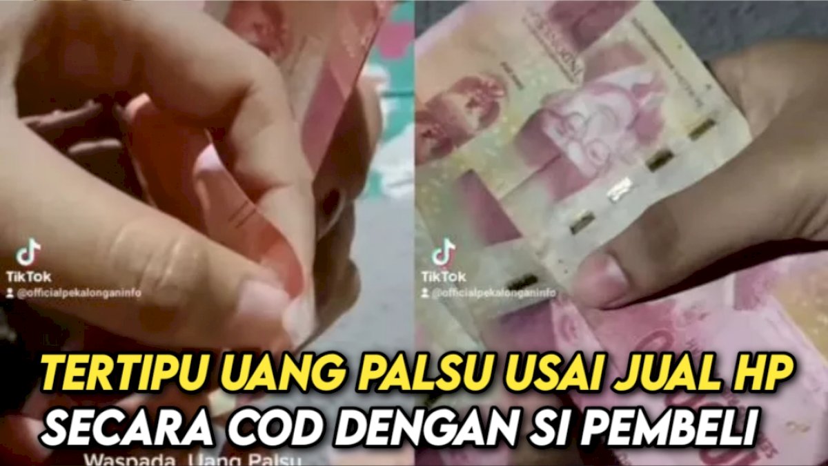 VIDEO:  Seorang Warga di Pekalongan Tertipu Uang Palsu Usai Jual Handphone Secara COD dengan Si Pembeli