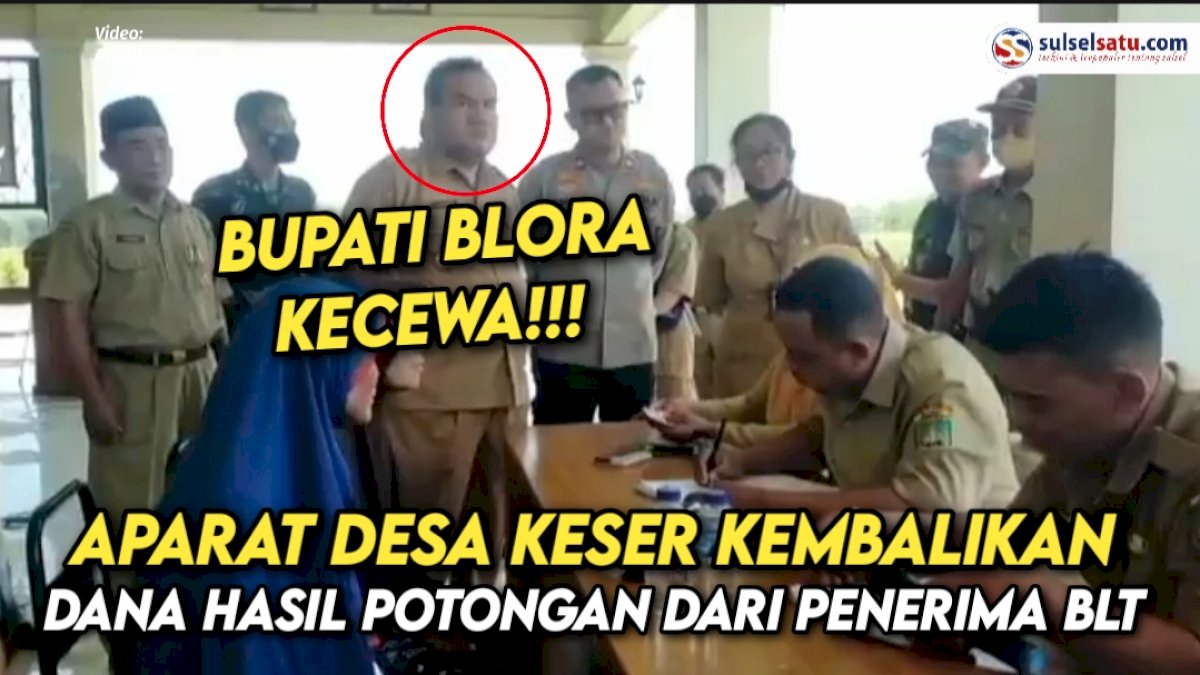 VIDEO: Usai Viral, Aparat Desa Keser Kembalikan Dana Hasil Potongan dari Penerima BLT