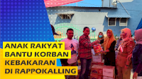 VIDEO: Anak Rakyat Bantu Korban Kebakaran di Rappokalling