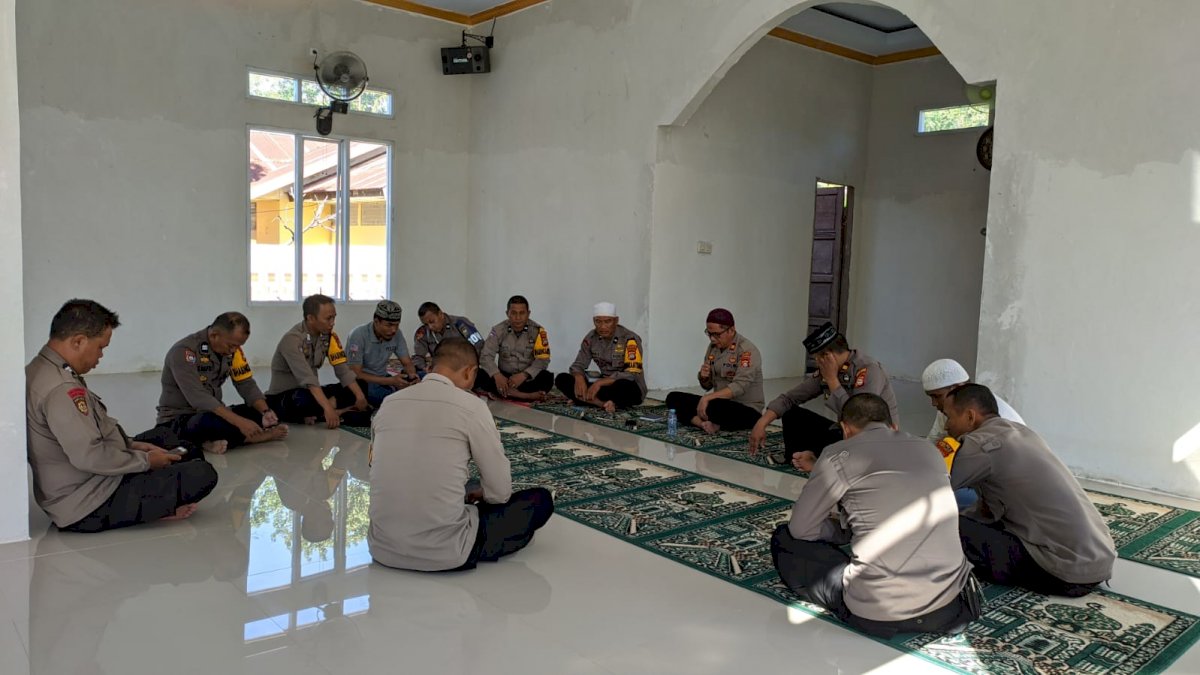 Jaga Mental, Jajaran Polsek Binamu Jeneponto Gelar Dzikir dan Yasinan