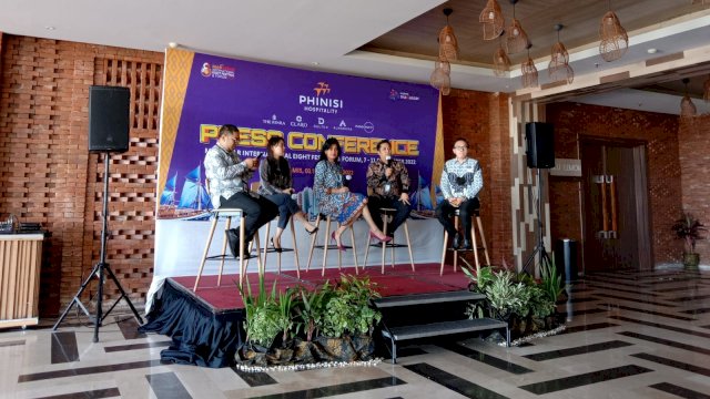 Press conference PHI di The Rinra Makassar (Muhammad Junaedi / Sulselsatu.com)