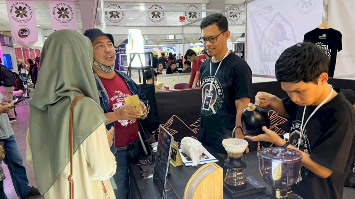 UMKM Mitra Binaan PLN Ikut Pamerkan Produk Kopi Terbaik Sulsel di Jogja Coffee Week 2