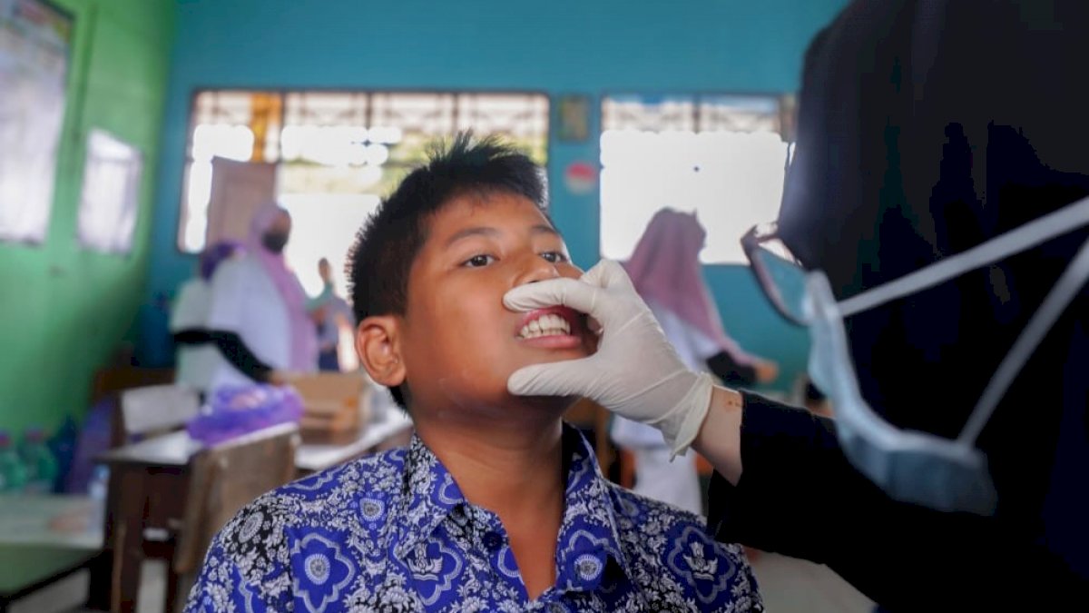 PT Vale Bersama PDGI Lutim Edukasi Pelajar Pentingnya Jaga Kesehatan Gigi