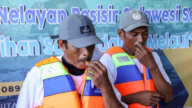 Pelatihan keselamatan bagi nelayan di Jeneponto (dokumen: ist)