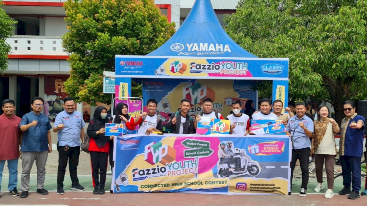 Rangkul Pelajar di Kota Makassar, Yamaha Gelar Fazzio Youth Project Berskala Nasional