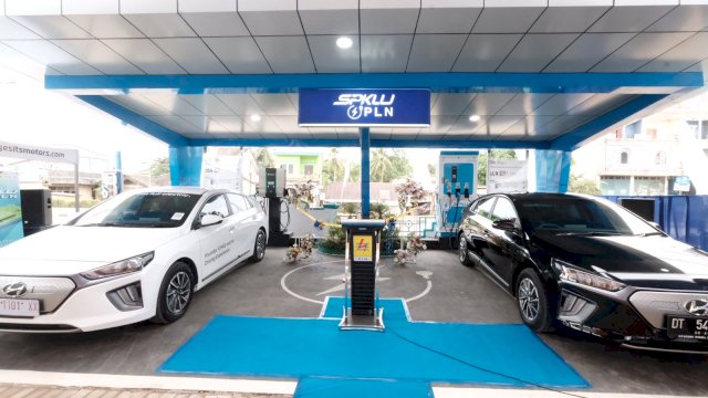 Layanan SPKLU PLN UIW Sulselrabar (dokumen: ist)