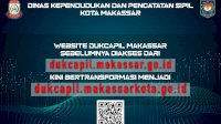 Tampil dengan Domain Baru, Layanan KTP-El Online Sudah Bisa Diakses Warga Makassar