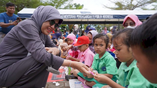 Sikat gigi massal di Alun-alun Kota Barru (dokumen: ist)