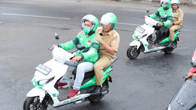 Program Ojol Day Pemkot Makassar yang mulai diterapkan setiap hari Selasa (dokumen: ist)