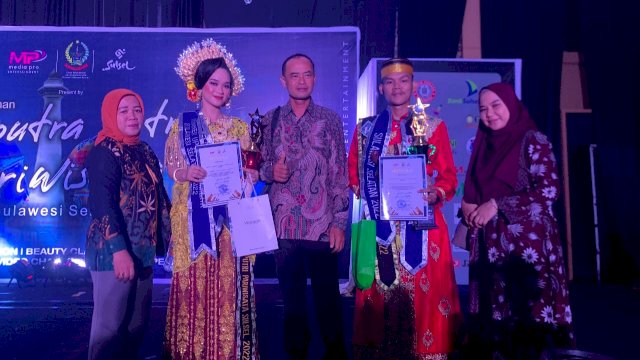 Wakil Kabupaten Barru raih juara 3 Duta Pariwisata Tingkat Provinsi (dokumen: ist)