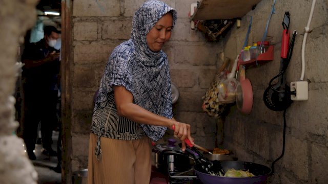 Penggunaan kompor listrik di masyarakat (dokumen: ist)