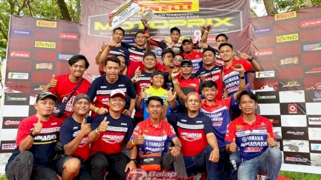 Tim Yamaha dominasi juara di Motoprix Sulawesi 2022 (dokumen: ist)