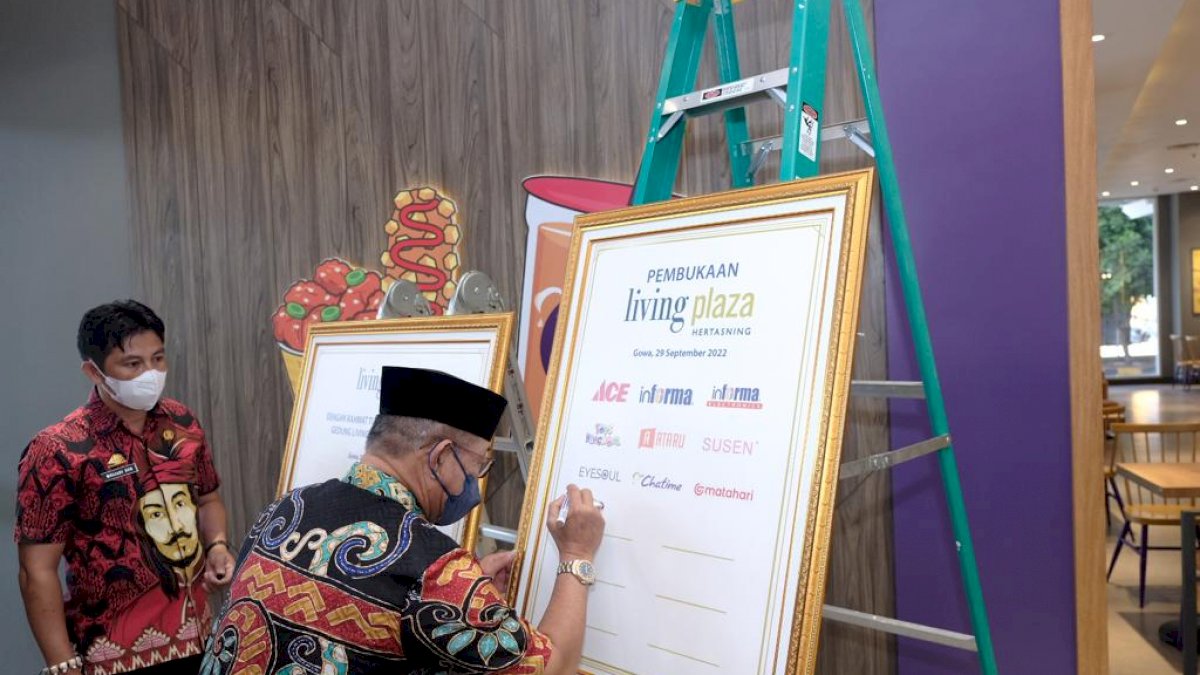Wakil Bupati Gowa Harap Kehadiran Living Plaza di Gowa Akan Tekan Angka Pengangguran dan Kemiskinan