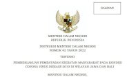 Kebijakan PPKM Terbaru, Seluruh Daerah Berstatus Level 1