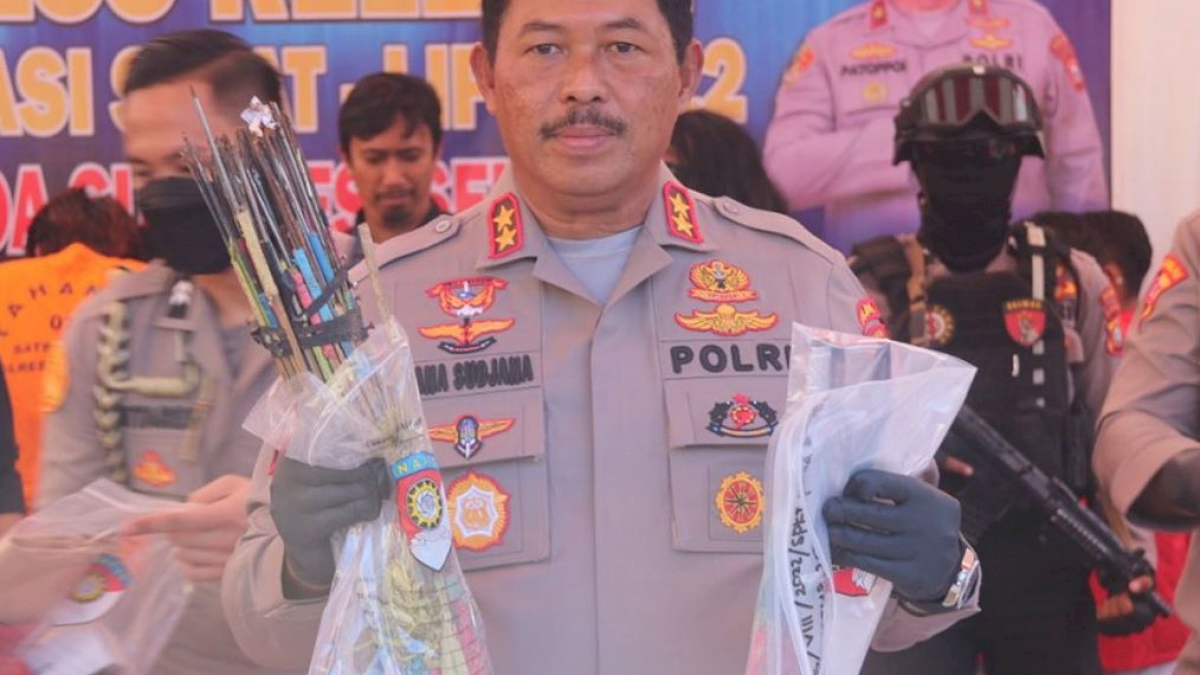 Polda Sulsel Tangkap 12 Pelajar Pelaku Teror Busur