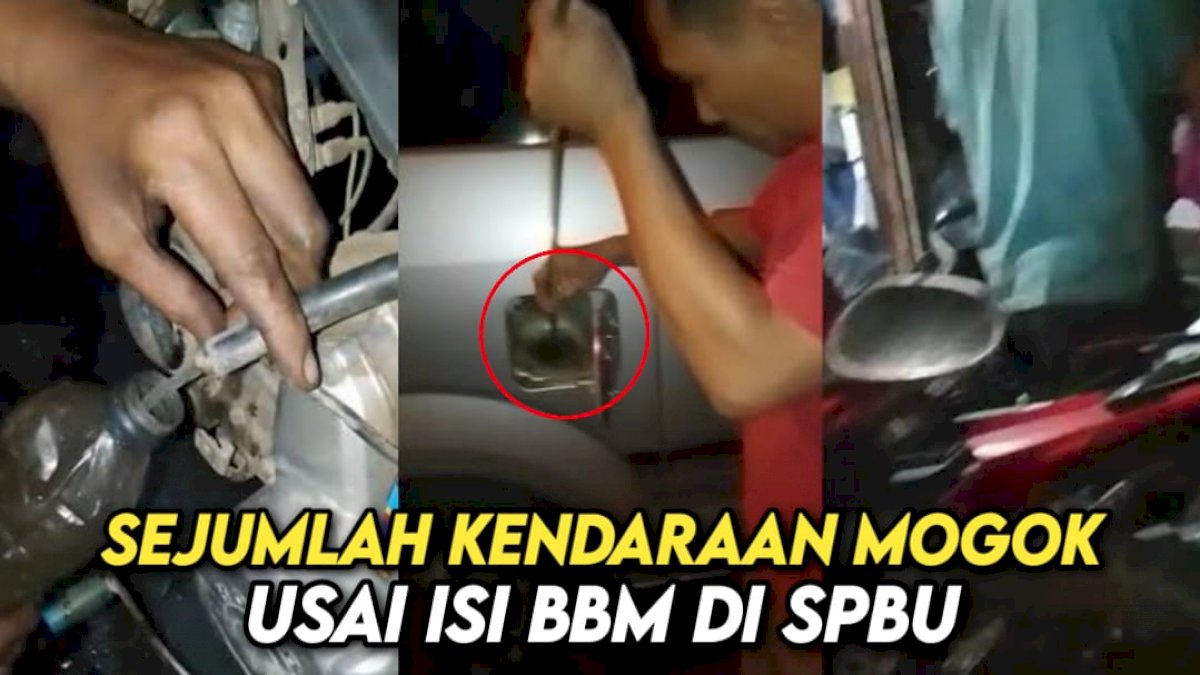 VIDEO: Sejumlah Kendaraan Mogok Usai Isi BBM di SPBU, Diduga Dicampur Air