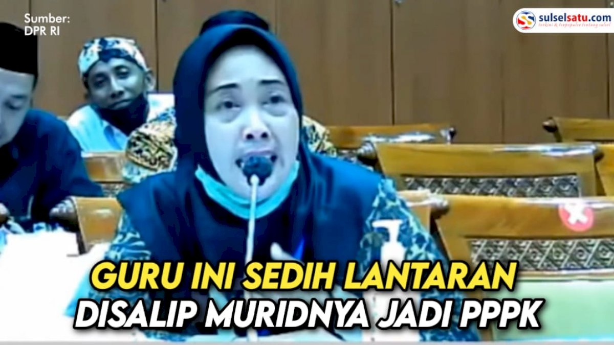 VIDEO: Guru Ini Sedih Lantaran Disalip Muridnya Jadi PPPK