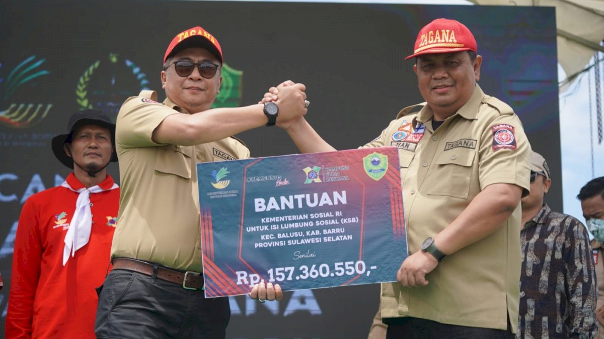 Kemensos Apresiasi Kesiapan Pemkab Barru Sambut Pencanangan Kampung Siaga Bencana