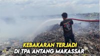 VIDEO: Kebakaran Terjadi di TPA Antang Makassar