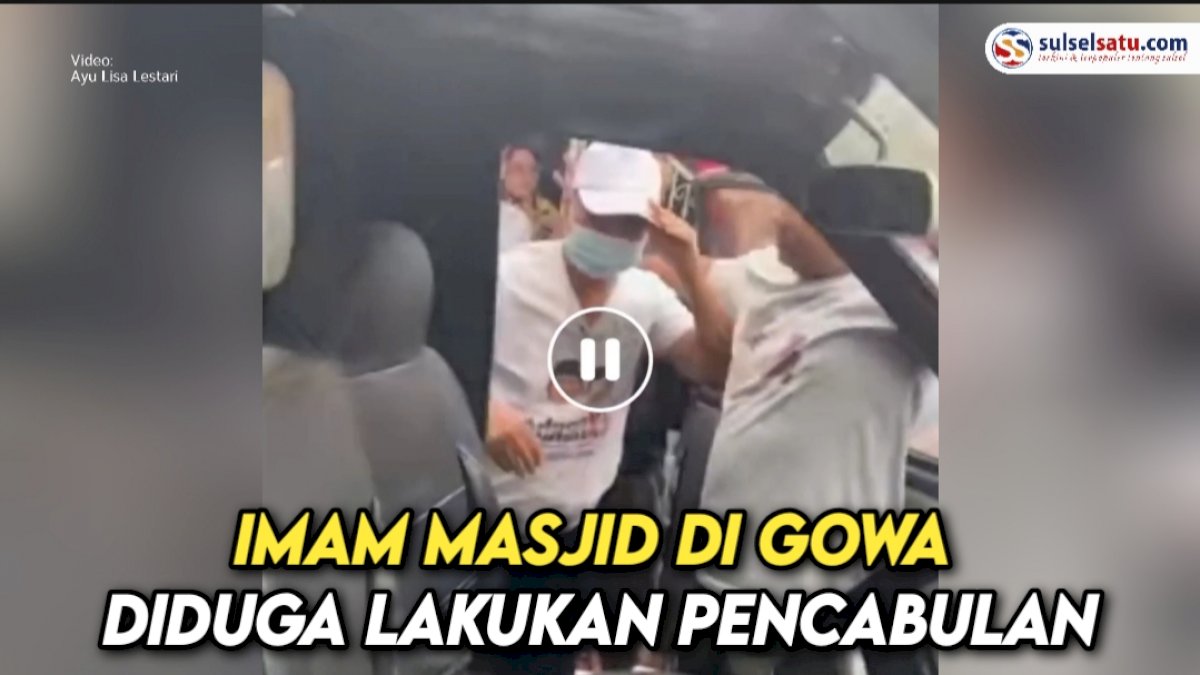 VIDEO: Imam Masjid di Gowa Diduga Lakukan Pencabulan