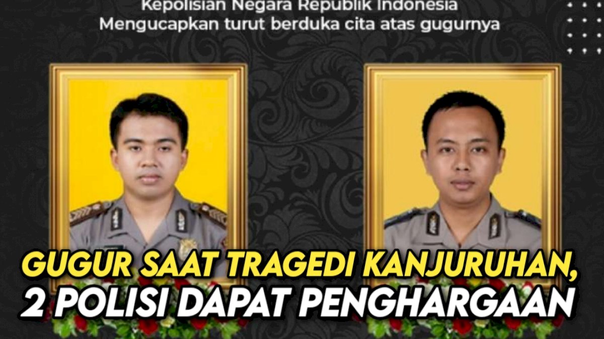VIDEO: Gugur saat Tragedi Kanjuruhan, 2 Polisi dapat Penghargaan dari Kapolri