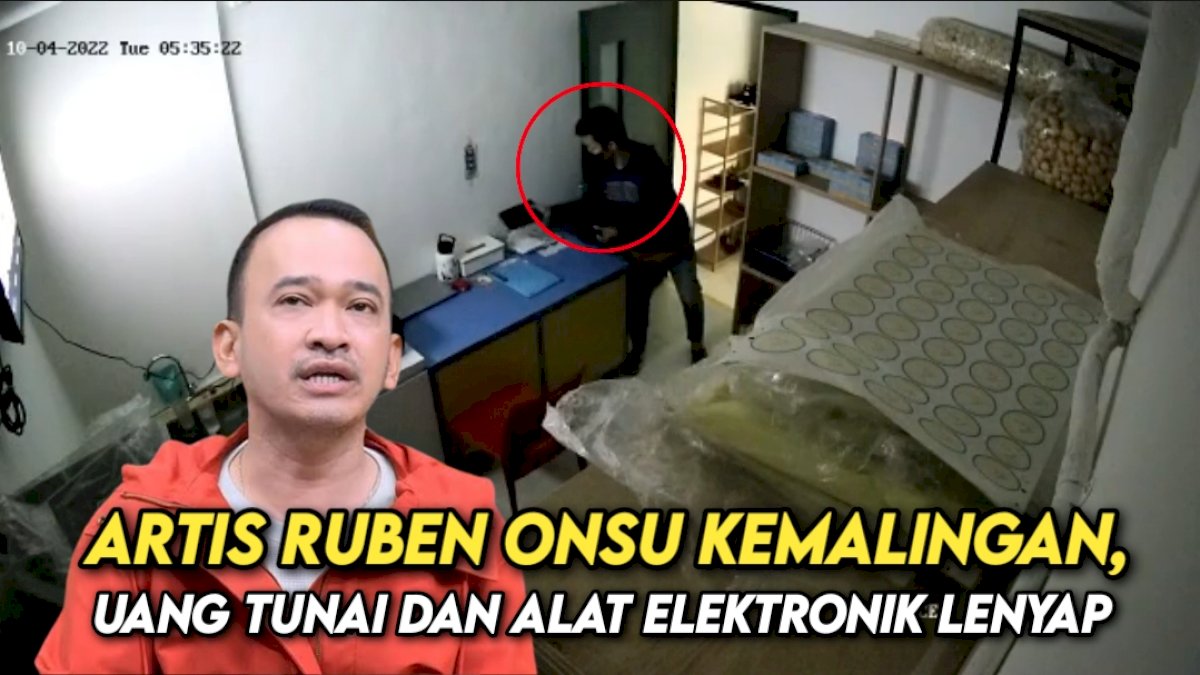 VIDEO: Artis Ruben Onsu Kemalingan, Uang Tunai dan Alat Elektronik Lenyap
