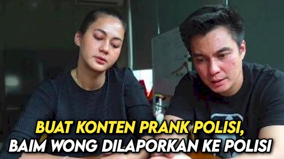 VIDEO: Buat Konten Prank Polisi, Baim Wong dan Paula Dilaporkan ke Polisi