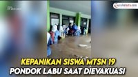 VIDEO: Tembok MTSN 19 Pondok Labu Roboh saat Banjir, 3 Siswa Dikabarkan Meninggal