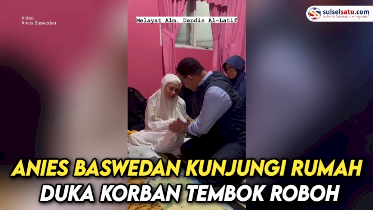 VIDEO: Anies Baswedan Kunjungi Rumah Duka Korban Tembok Roboh di MTSN 19 Jakarta