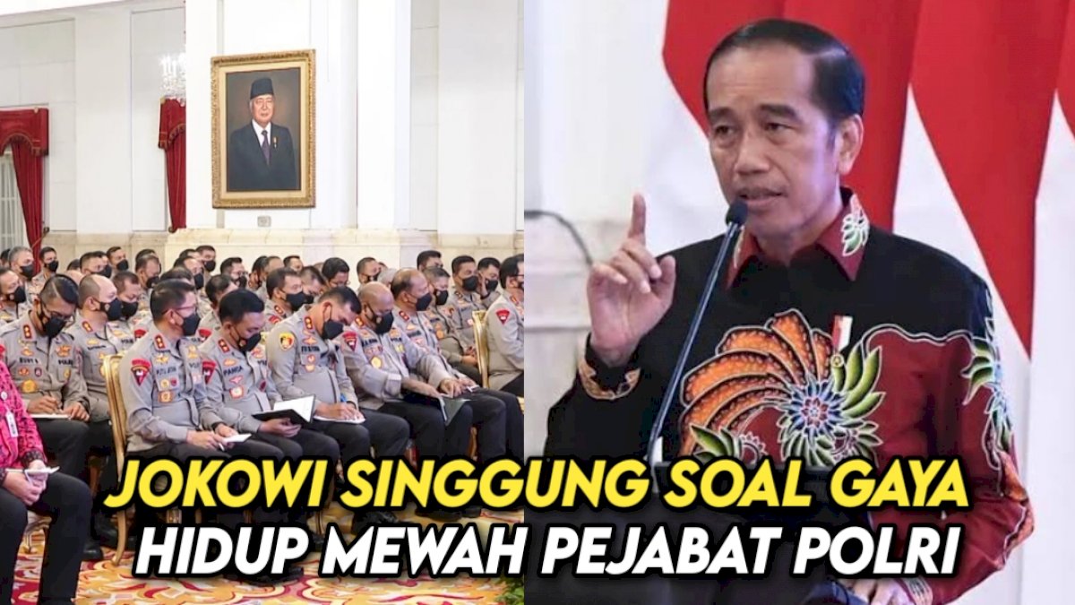 VIDEO: Jokowi Singgung Soal Gaya Hidup Mewah Pejabat Polri