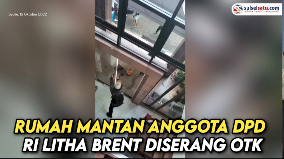 VIDEO: Rumah Mantan Anggota DPD RI Litha Brent Diserang OTK