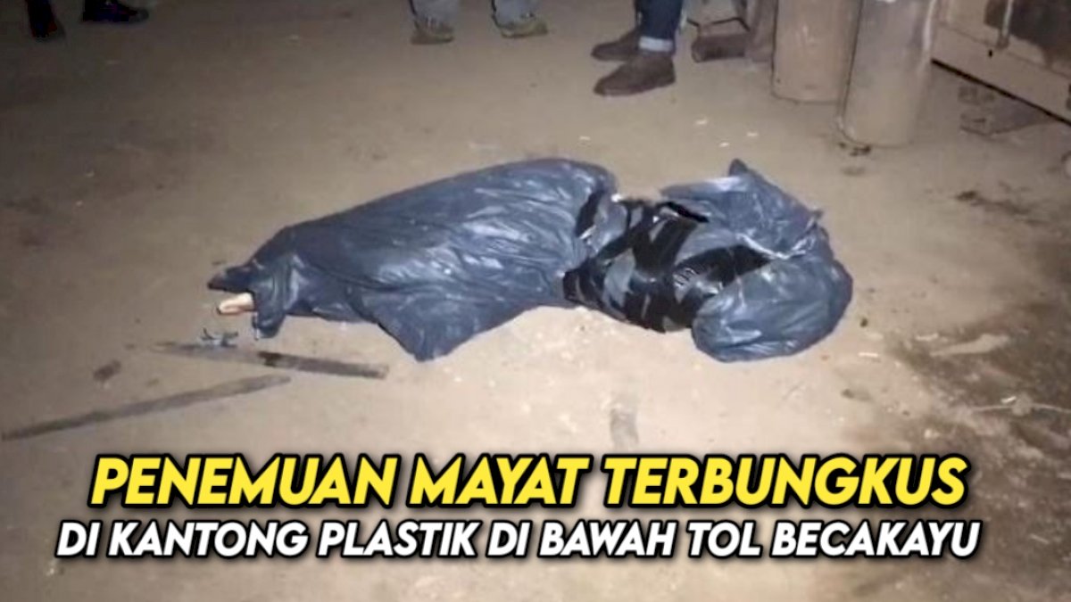 VIDEO: Penemuan Mayat Terbungkus di Kantong Plastik di Bawah Tol Becakayu