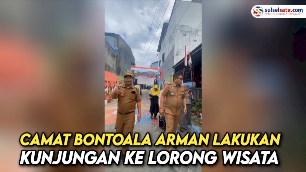 VIDEO: Camat Bontoala Arman Lakukan Kunjungan ke Lorong Wisata