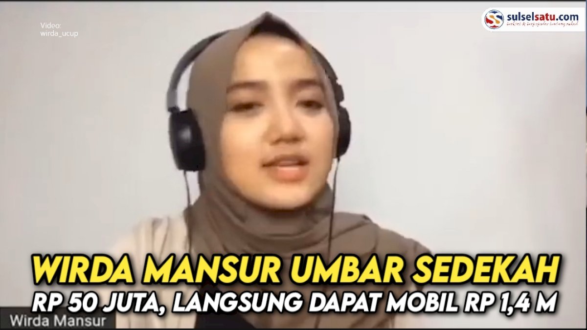 VIDEO: Wirda Mansur Umbar Sedekah Rp 50 Juta, Langsung Dapat Mobil Rp 1,4 M