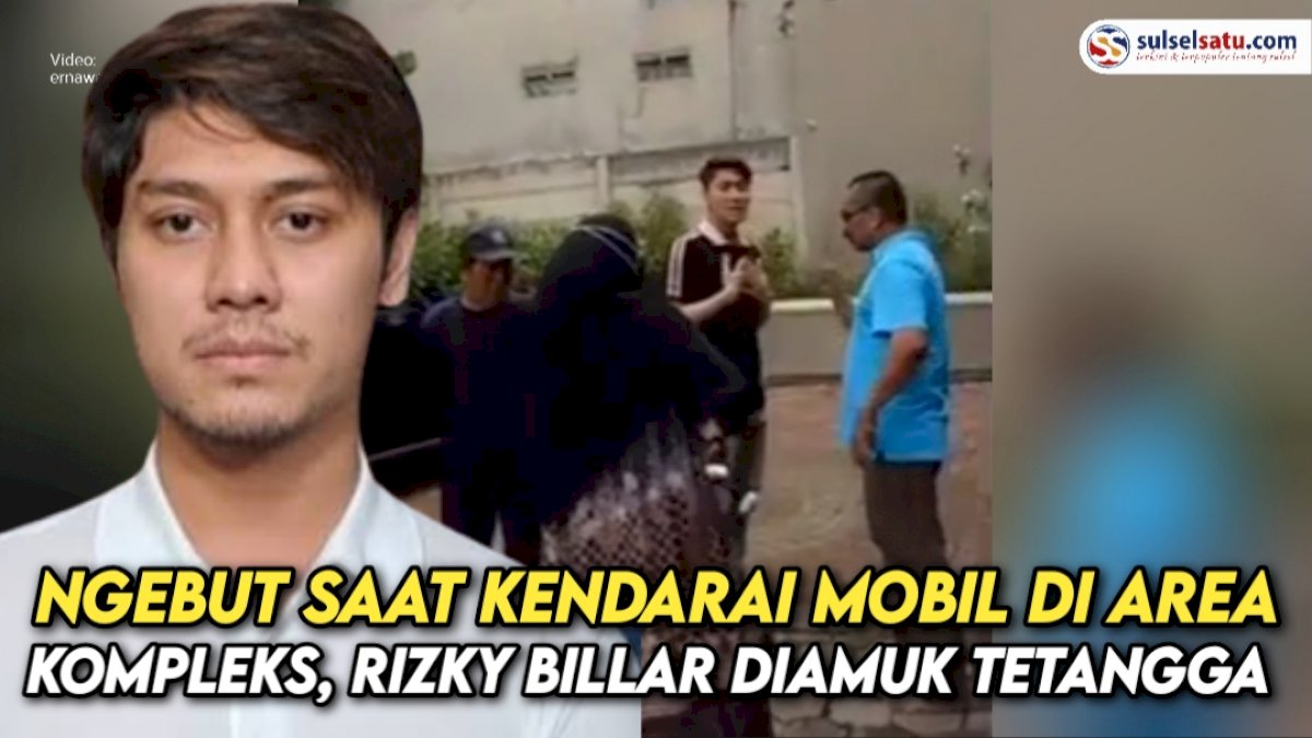 VIDEO: Ngebut saat Kendarai Mobil di Area Kompleks, Rizky Billar Diamuk Tetangga
