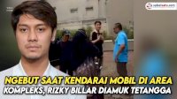 VIDEO: Ngebut saat Kendarai Mobil di Area Kompleks, Rizky Billar Diamuk Tetangga
