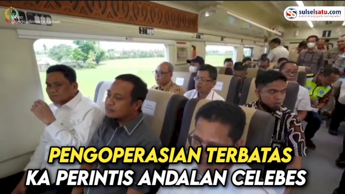 VIDEO: Pengoperasian Terbatas KA Perintis Andalan Celebes