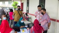 Camat Biringkanaya Tinjau Pelaksanaan Vaksinasi di Empat Kelurahan
