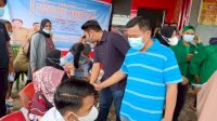 Jumat Berkah, Camat Biringkanaya Pantau Kembali Vaksinasi di Dua Kelurahan
